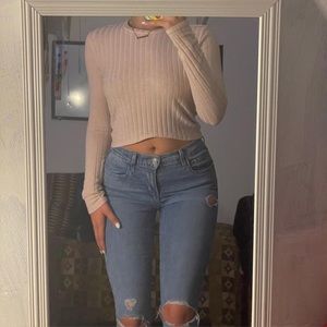 LA Hearts Long Sleeve Top